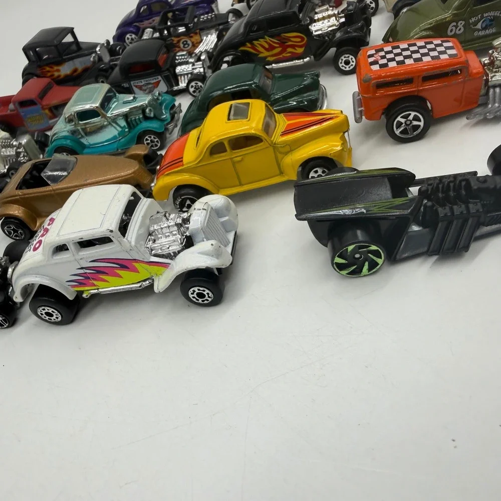 Hot Wheels Matchbox Ertl Diecast Hot Rod Street Rod Toy Car Lot of 20 Mixed Used